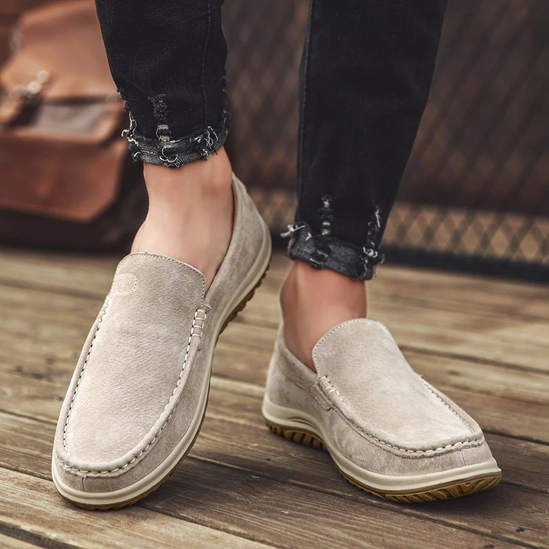 

High quality Loafers Casual Shoes Slip On Fashion Flats for Male Luxury Driving Formal Wedding Party Comfortable men's shoes