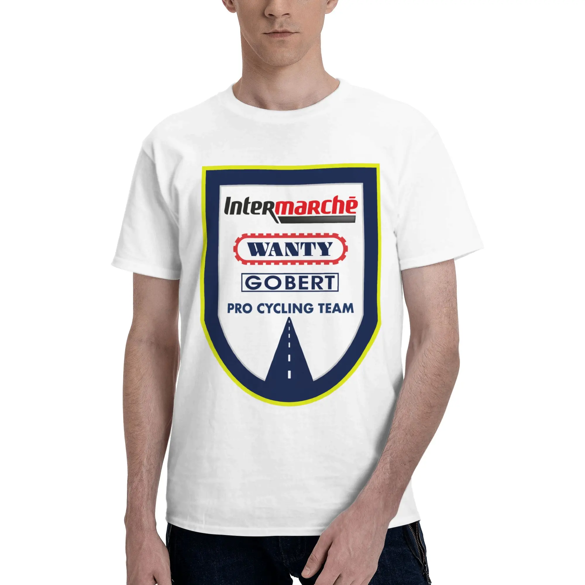 Inter Marche WANTY Abrasion-Resistant Reversible T-shirtAmerican Retro Cotton Tee