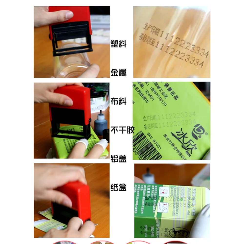 DIY  Handheld coding Machine,small letterpress machine,ink date printer,manual date stamp stamping date machine