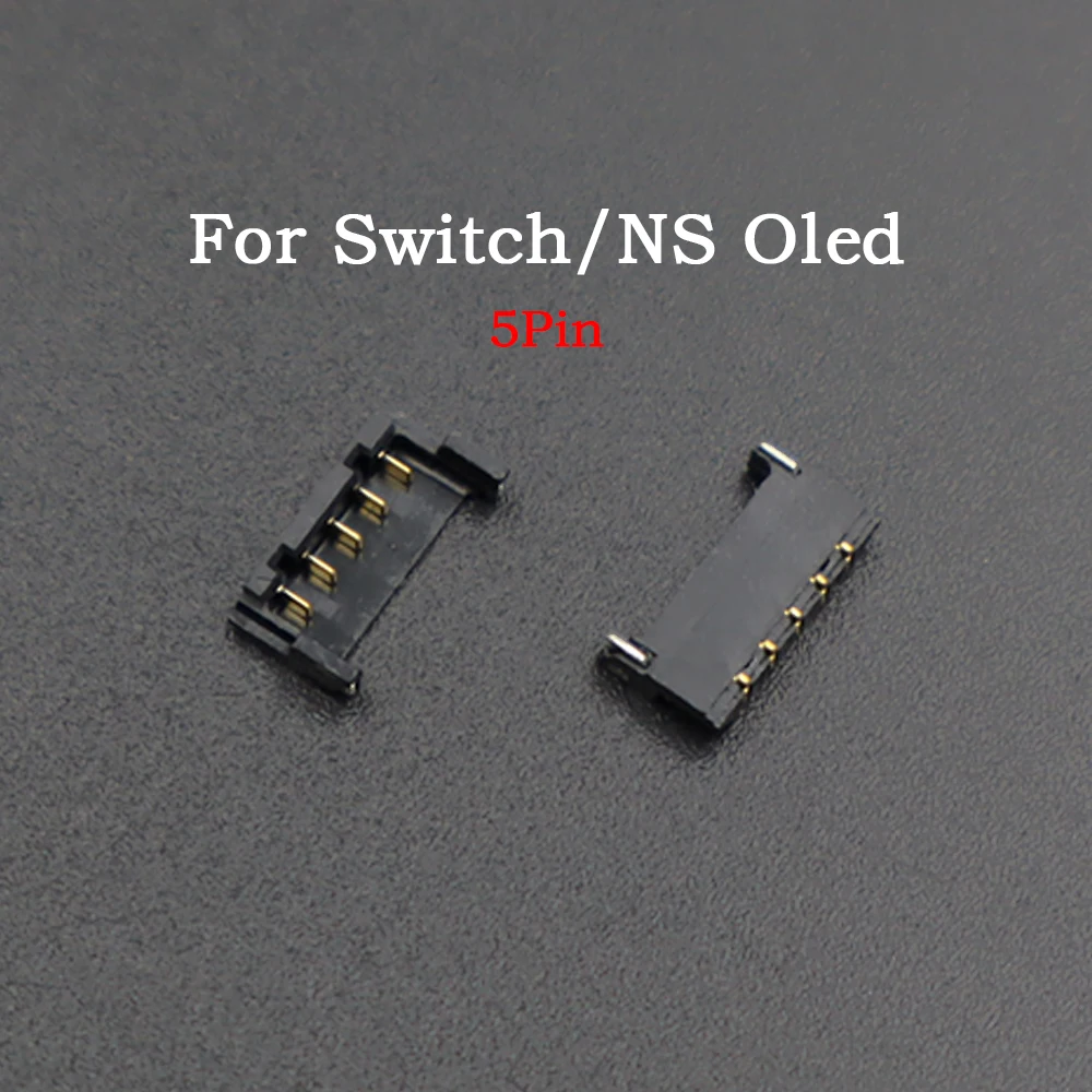 1-5PCS For Switch Host Battery Port Interface For Switch Oled Battery Socket For NS Lite Rechargeable Snap Plug Replacement