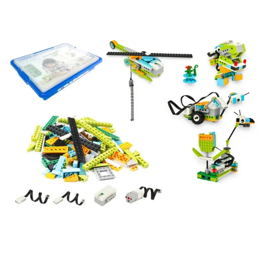 NEW Building Blocks WeDo 3.0 Robotics Construction Motors Sensors Set Compatible with Wedo 2.0 Educational Electric STEM DIY Toy