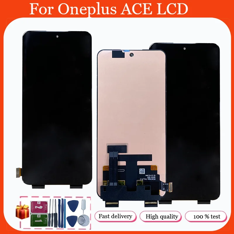 

NEW For Oneplus ACE PGKM10 Screen LCD Display Touch Glass Panel Digitizer Assembly Repair Parts