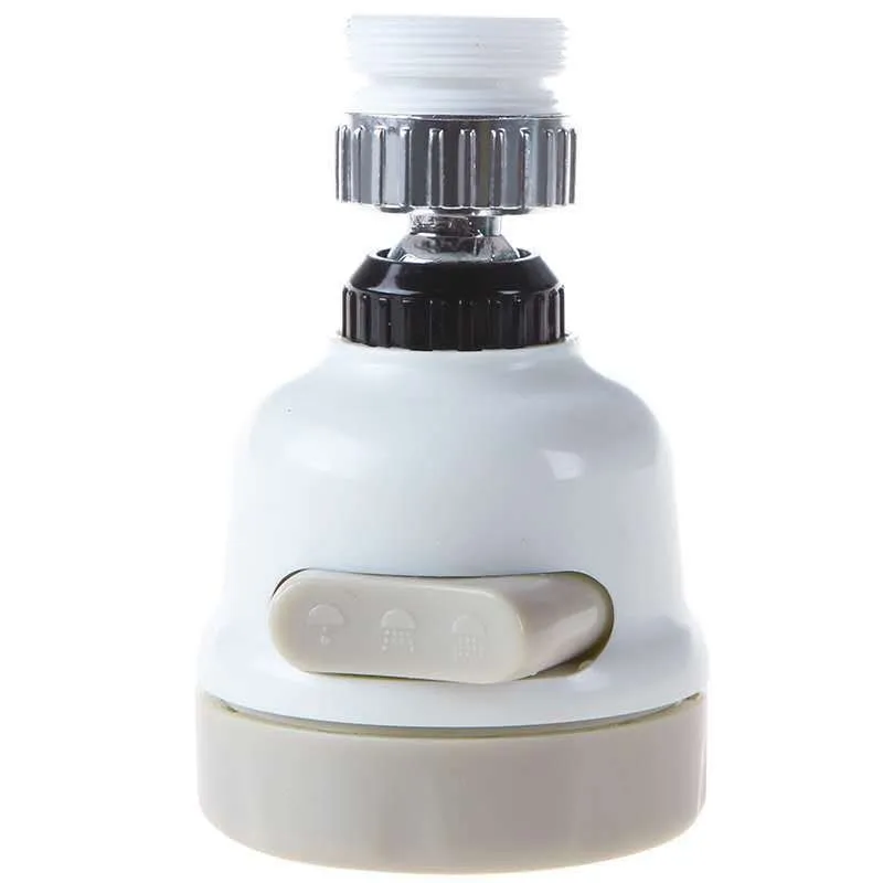 3 tryby Aerator do kranu Ruchoma elastyczna głowica kranu Dyfuzor prysznicowy Obrotowa dysza Regulowany kran wspomagający Akcesoria kuchenne — zdjęcie 7