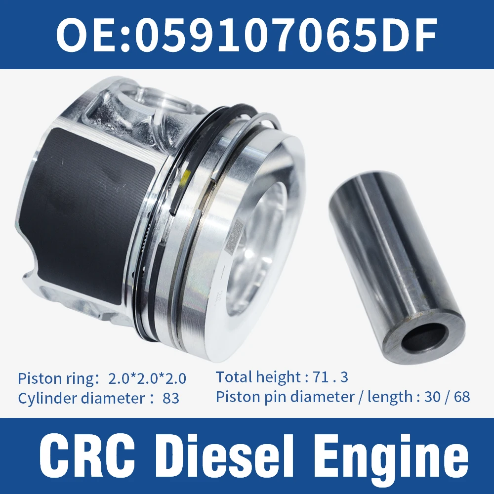 Car parts 82mm 059107065DF diesel piston with ring for Q7 3.0T CRC diesel engine 059107065DP 059107065FD