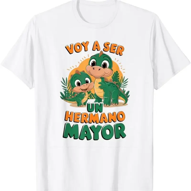 Spanish Dinosaur Siblings I'M Going To Be A Big Brother T Shirt