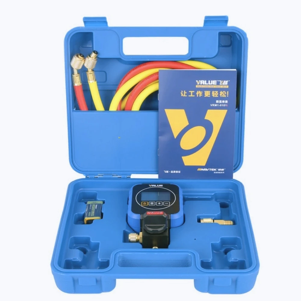 

ZV-VALUE VRM2-0101i VRM1-0101i Digital Pressure Gauge Air Conditioning Refrigerant Tool for R22 R134 R600 R410