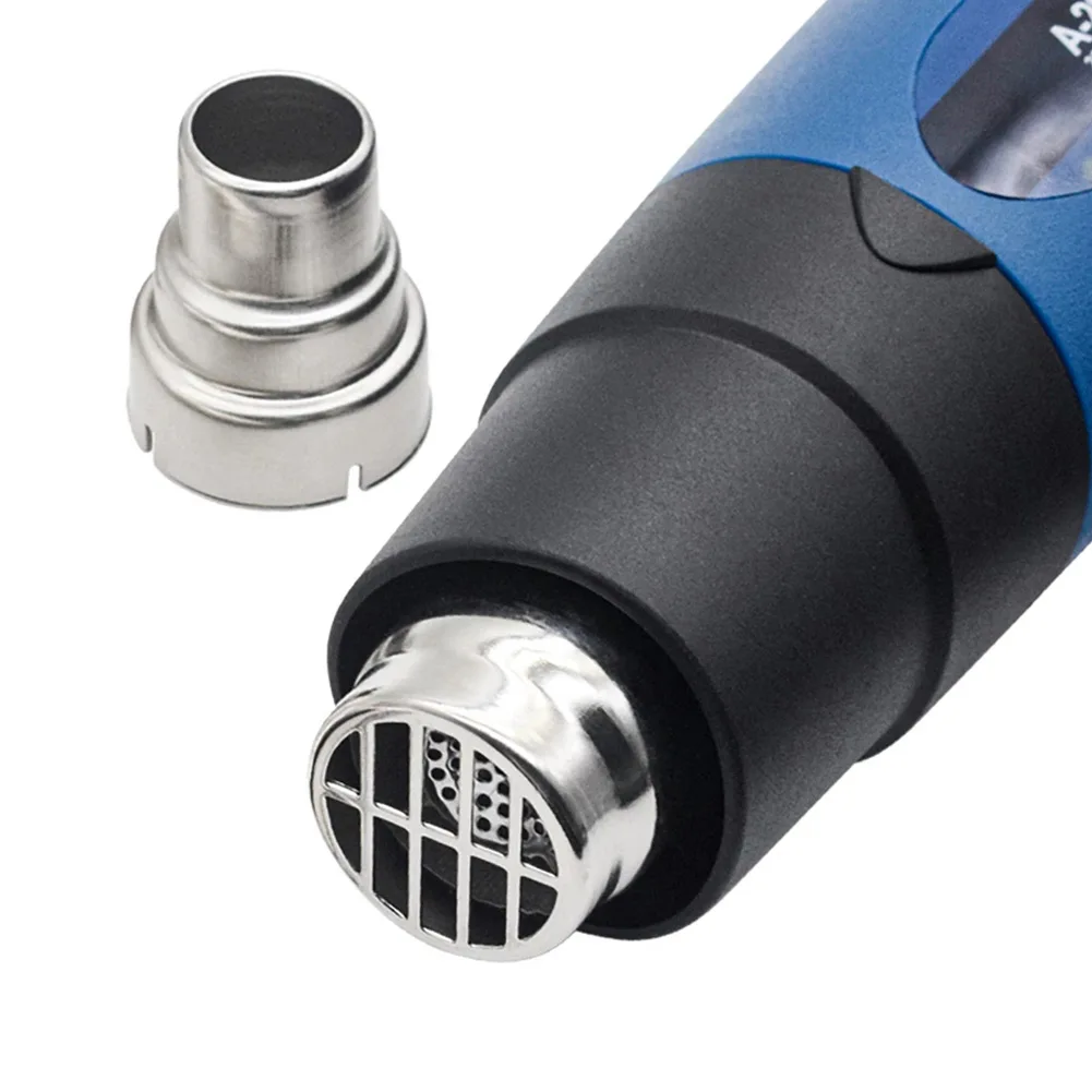 

AirGun Nozzle Hot Airgun Nozzles Portable Silver Stainless Steel Welding Accessories 1PC A AirGun C D Electric Heat