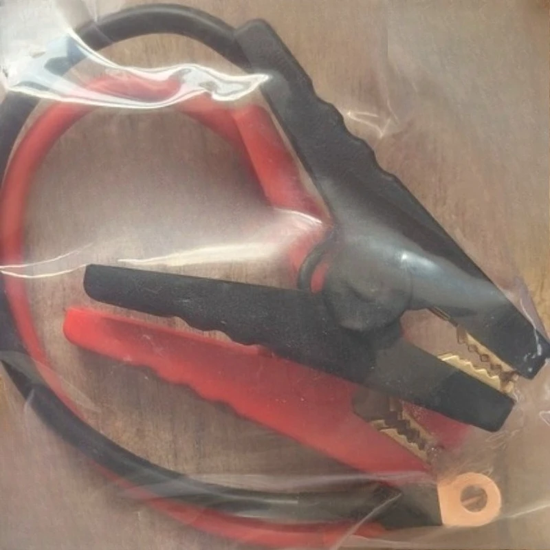 Universal 12AWG Power Jumper Cable Alligator Clip Multi Holder M6/M8/M10/MC4 Optional Fuse Design for Vehicle Battery Charging