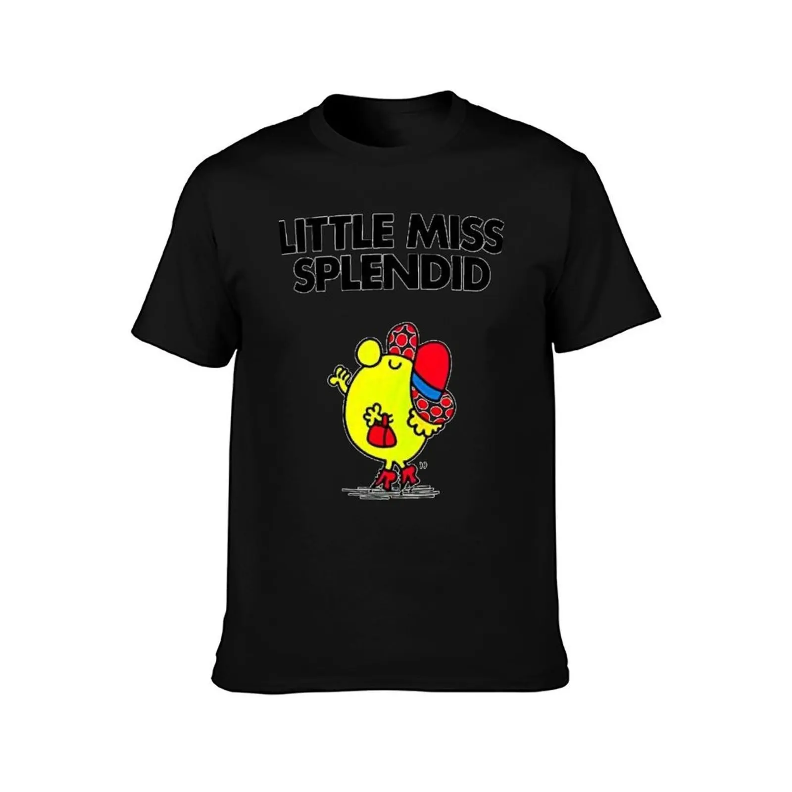Mens Funny Little Miss Splendid Gift For Music Fans T-Shirt, Summer Casual Cotton Tee, Oversized Streetwear Tops, 100% Cotton