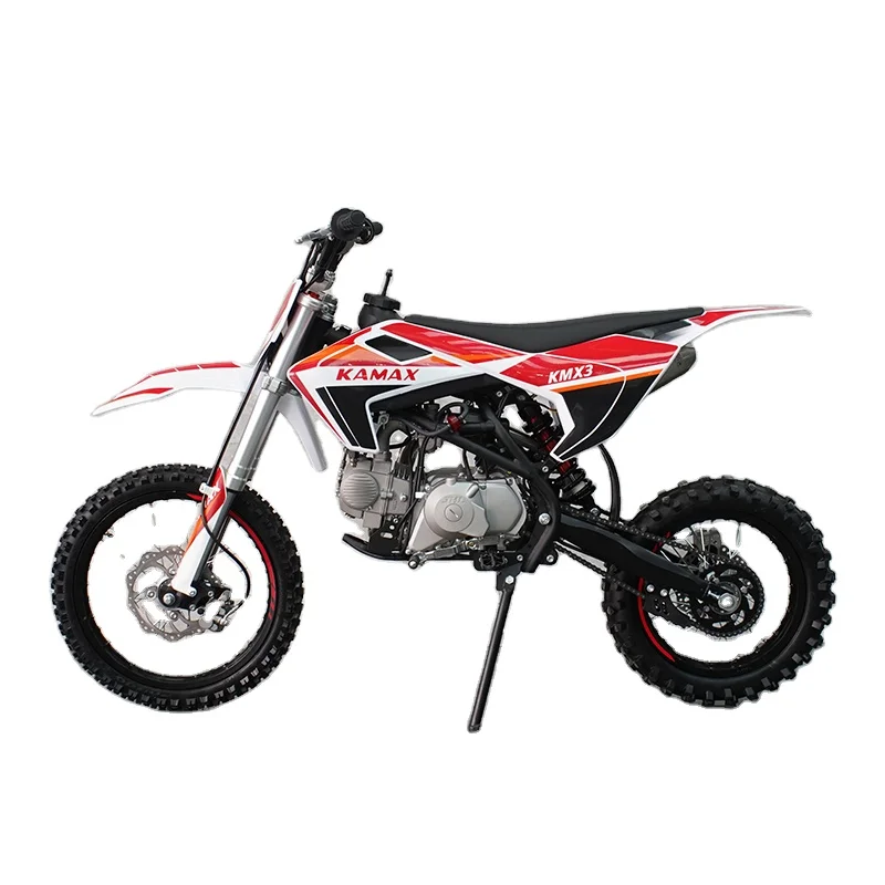 Мини-двигатели KAMAX Cross Pit Bike 125CC из Китая Внедорожные мотоциклы Мини-крестовой двигатель