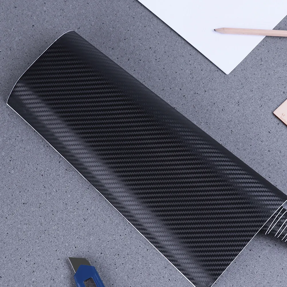 1 Roll 4D Carbon Fiber Interior Film Easy Install Car Inner Wrap Sticker Protective Scratch Resistant Car Interior Decor Film
