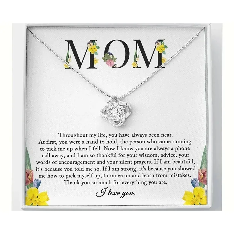 To My Necklace, Sentimental Mom Gift From Daughter, Mom Necklace, Mom Birthday Gift From Daughter, Mother\'s Day Gift, Christ