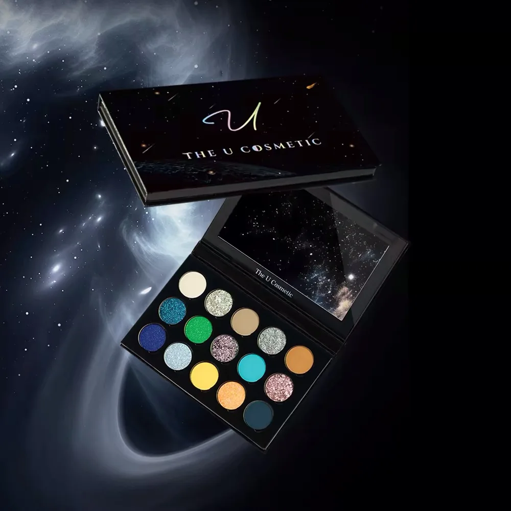 The U Cosmetic Universe Eye 15 Color Matte Shimmer Chameleon Eye Shadow Palette Eyeshadow Makeup