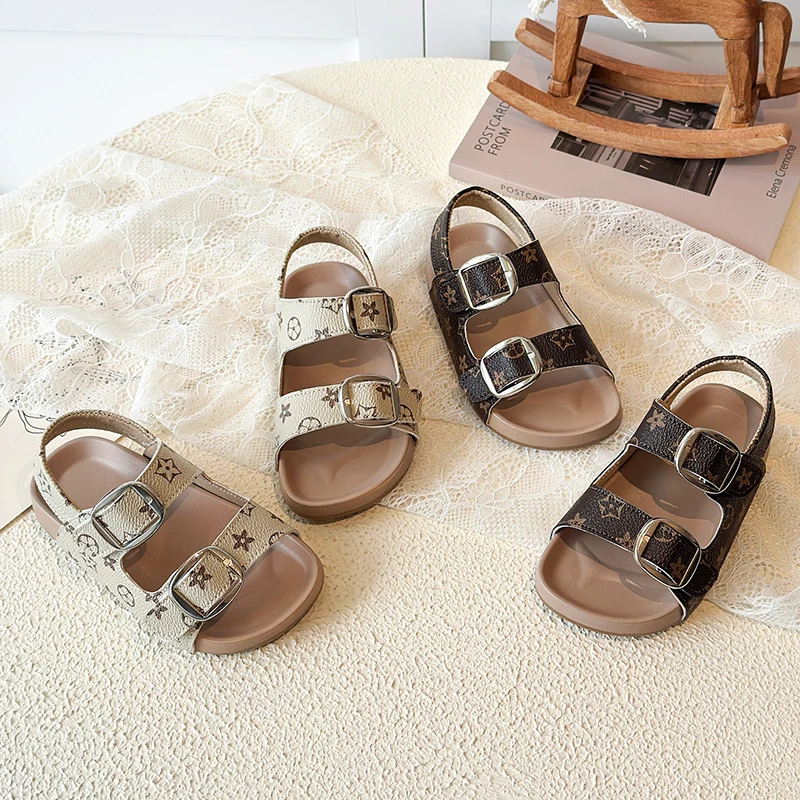 

Kid's Sandal Girls Boys Fashion New Style TPR Sole Comfort Anti-slip Casual Kid's Shoes Size Children Sandals Summer New 2026