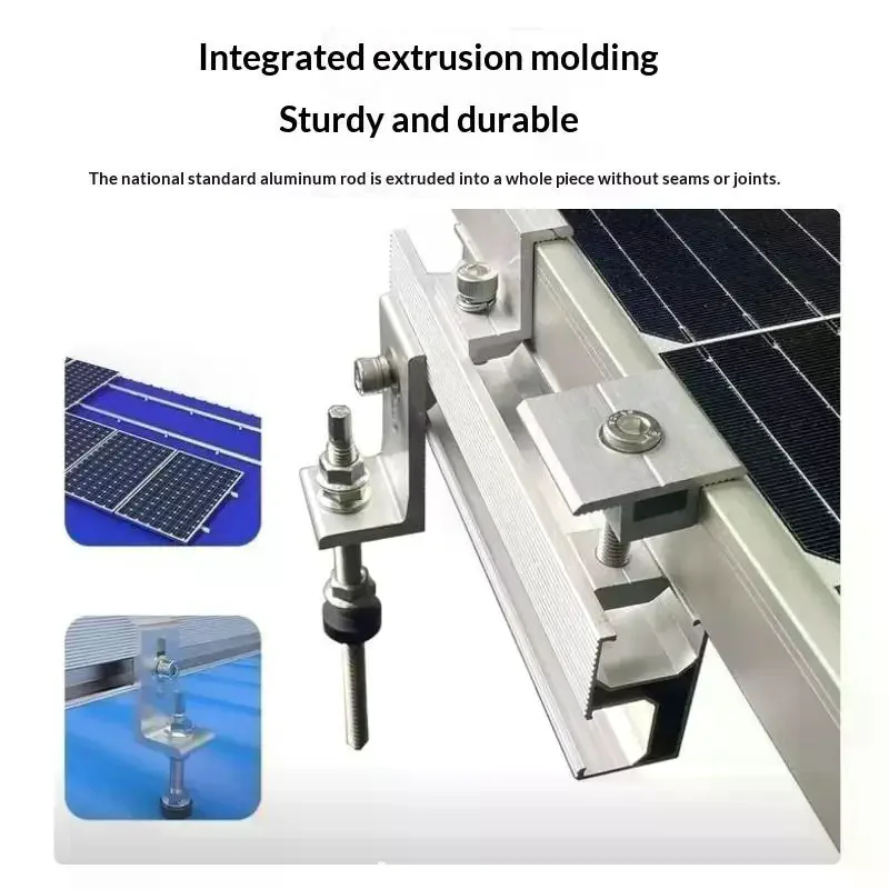 1 PCS L-Foot/L-Feet Mount Aluminum Bracket For Solar Panel Rail Support Livable Decoration Bracket Accessories