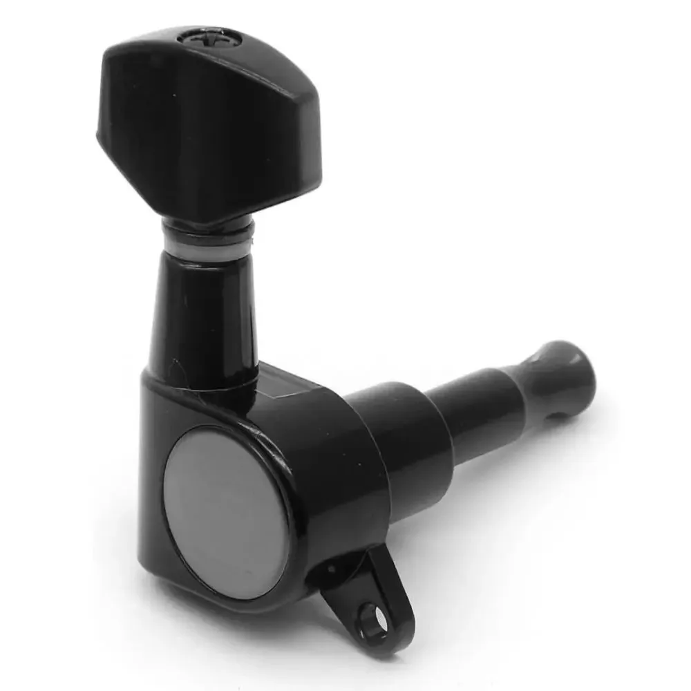 أوتاد ضبط سلسلة الجيتار المعدنية 3L3R آلة التكوين مقبض الرأس موالف الجيتار مغلق تمامًا قفل المستقبلون الغيتار الكهربائي #4