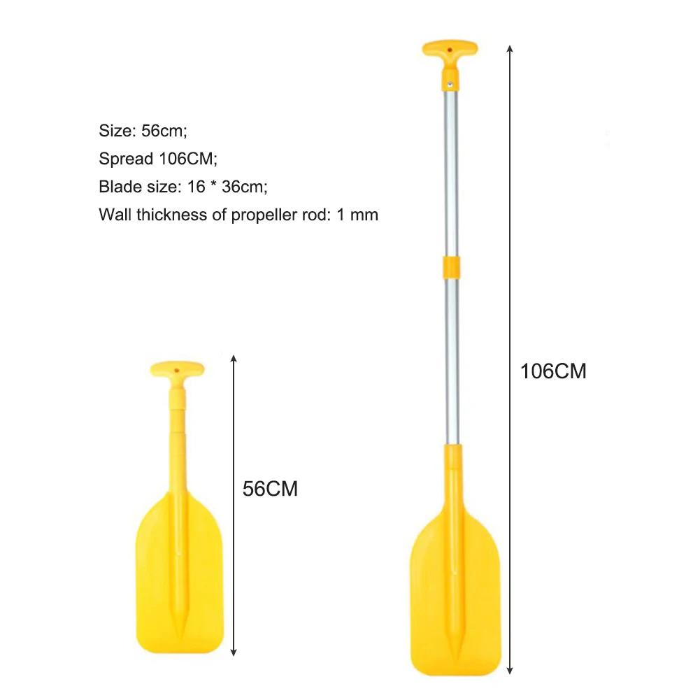

2PCS/1PC Retractable Paddle Oar Portable Aluminum Boating Paddle for Water Sports Telescope Rafting Boating Accessories 56-106CM