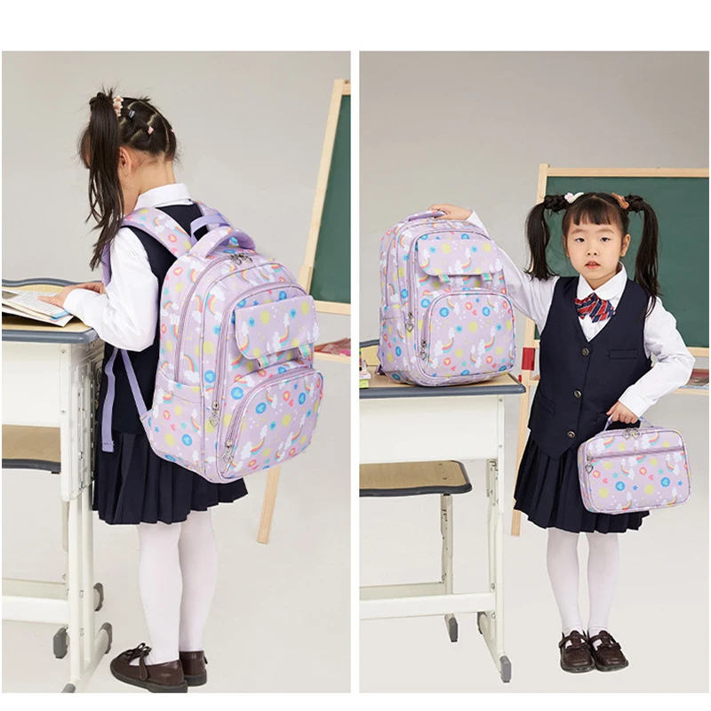 Nylon School Bag For Teenagers Girls Large-capacity Casual Travel Backbag Students Bag Kawaii Bookbag Mochilas