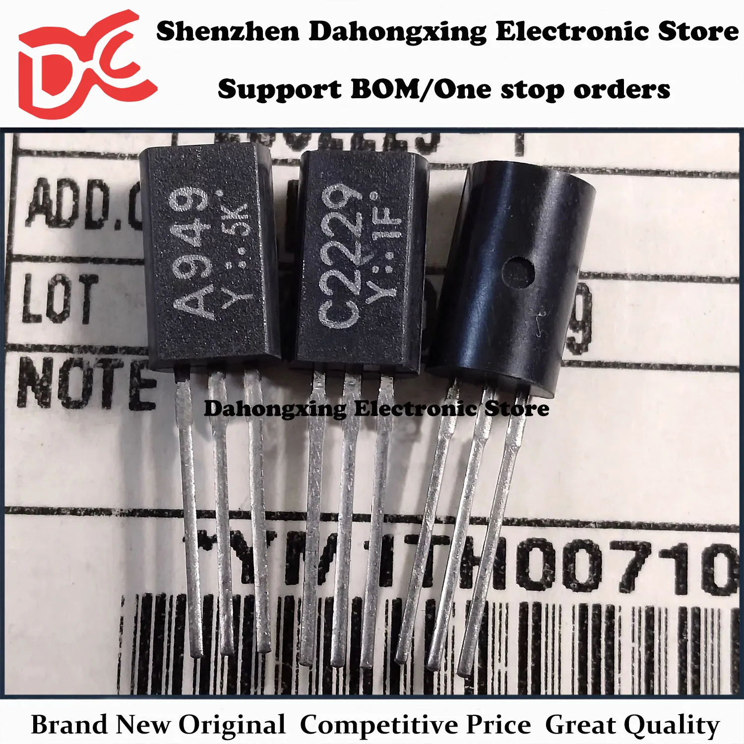 New Original 10Pairs 2SA949 A949 2SC2229 C2229 TO-92 Audio Amplifier Transistor Electronic Components Great Quality
