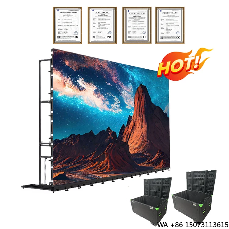 

P3.9/P4.81 HD 4K полноцветный уличный светодиодный экран для аренды для кинотеатров, концертов и мероприятий