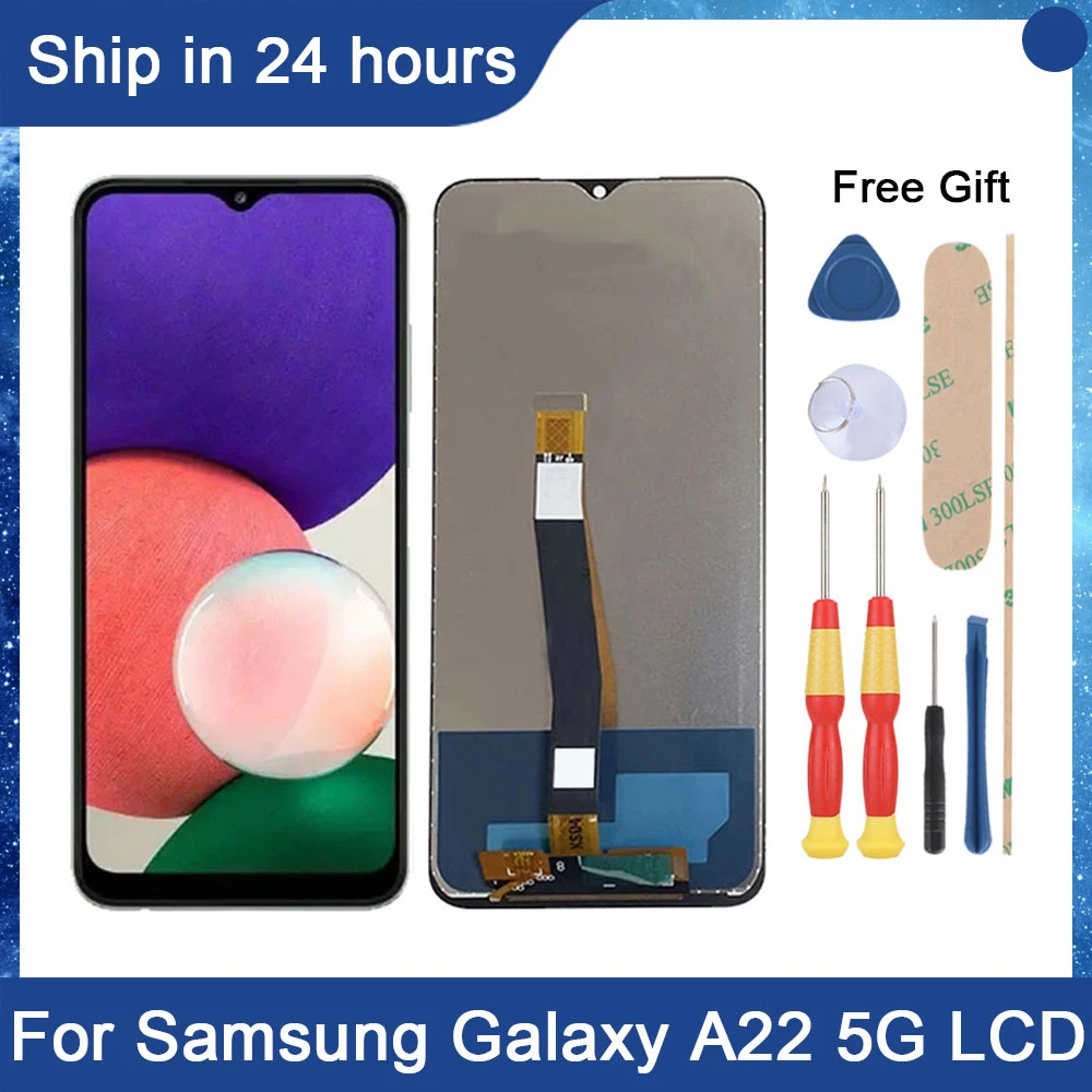 

AiNiCole 6.6'' For Samsung Galaxy A22 5G LCD Display Touch Screen Digitizer Assembly A226 A226B A226B/DSN LCD Screen Replacement