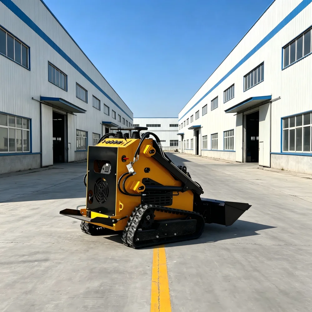 Free Shipping Mini Skid Steer Loader Forest Mulcher Lawn Mower Wheel/Tracked Lightweight Core Including Motor/Engine Easy