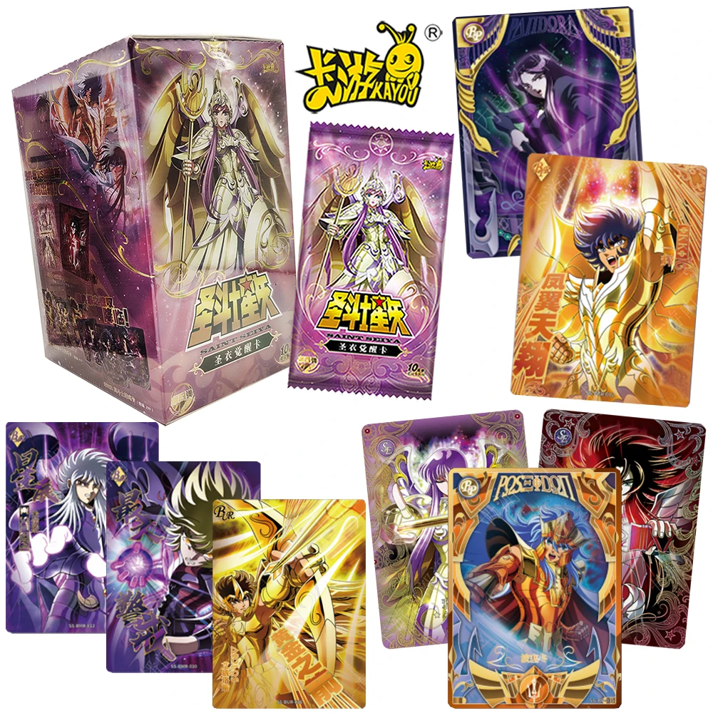 

KAYOU Genuine Saint Seiya Collection Card Japanese Anime Protagonist Handsome Styling Creative Card Encouraging Children's Gifts