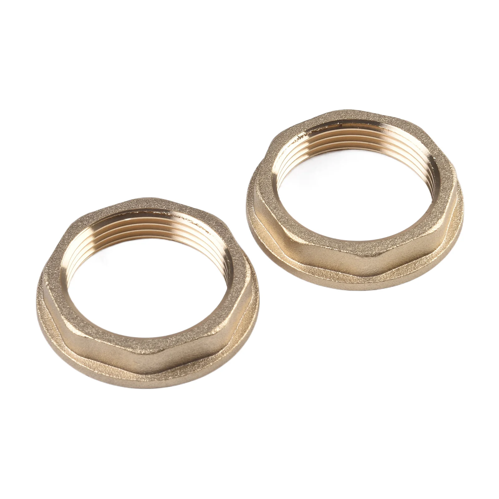 1-1/4 For BSP Brass Back Nut Set of 2 for Use on Wash Hand Basin and Bathroom Sink Waste Assemblies Plumbing Part