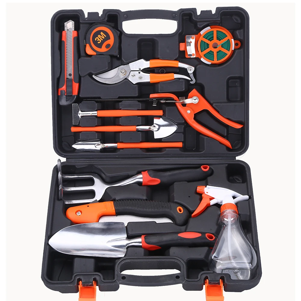 12pcs Garden Tools Set Gardening Kits Scissors Trowel Shovel Hand Tools for Planting Weeding Digging