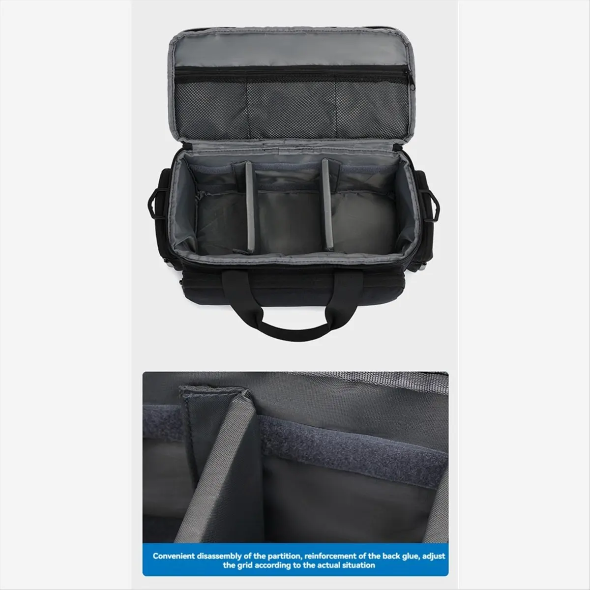 A72Z Camera Bag Shoulder Bag Water- Shock-Proof for Mirrorless Camera with Removable Dividers and Shoulder Strap