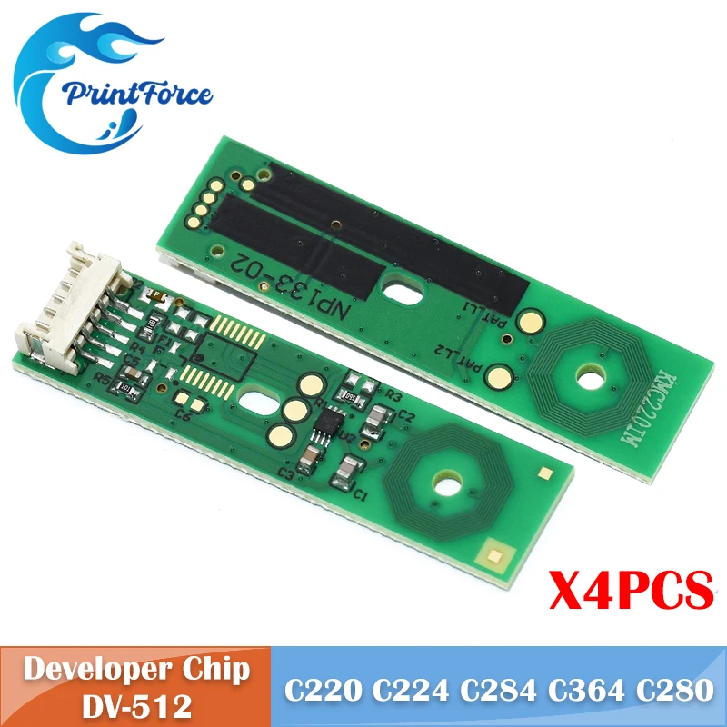 DV-311 DV-512 Developer Reset Chip for Konica Minolta C220 C280 C360 C7722 C224 C284 C364 C454 C554 C452 C552 C652 7722 7728