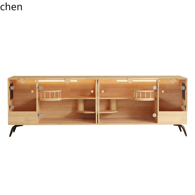 

CP solid wood villa four seasons universal delivery room parent house cat house