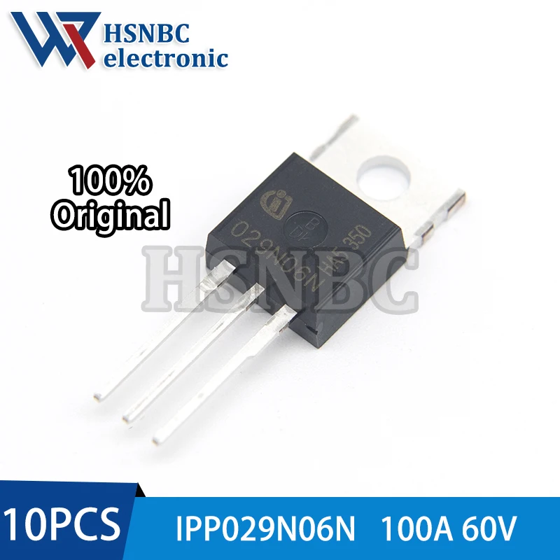 

10PCS IPP029N06N 029N06N TO-220 100A 60V N-Channel Power MOSFET Transistor 100% New Original