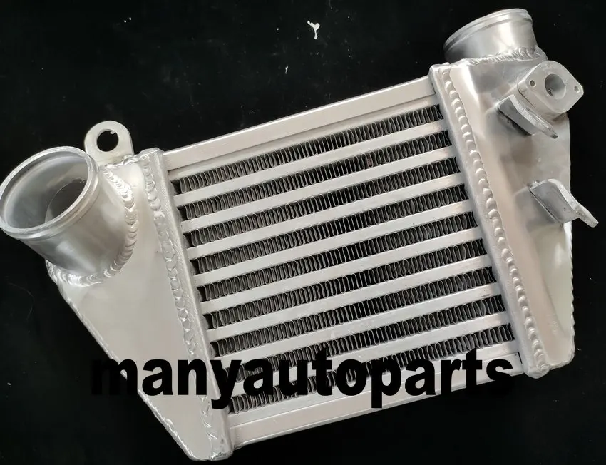 Bolt-On ด้านข้าง Intercooler สำหรับ VW 02-05 JETTA Golf GTI MK4 1.8t Turbo & 7 นิ้วพัดลม
