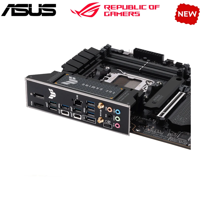 Imagem -06 - para Tuf Gaming X670e-plus Placa-mãe Soquete Am5 para Amd X670 Original Desktop Pci-e 5.0 M.2 Sata3 Mainboard Novo