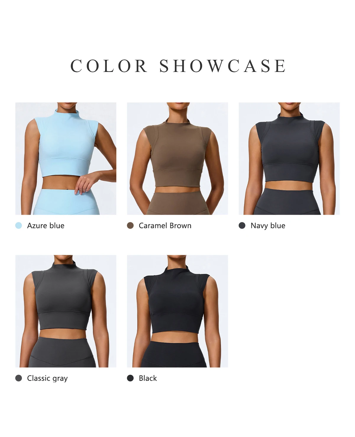 High Impact Gym Top Weibliche Push-Up Sport-Bh Yoga Kleidung Sport Weste Frauen Workout Crop Top Weibliche Stoßfest Büstenhalter Frauen – Detail 4