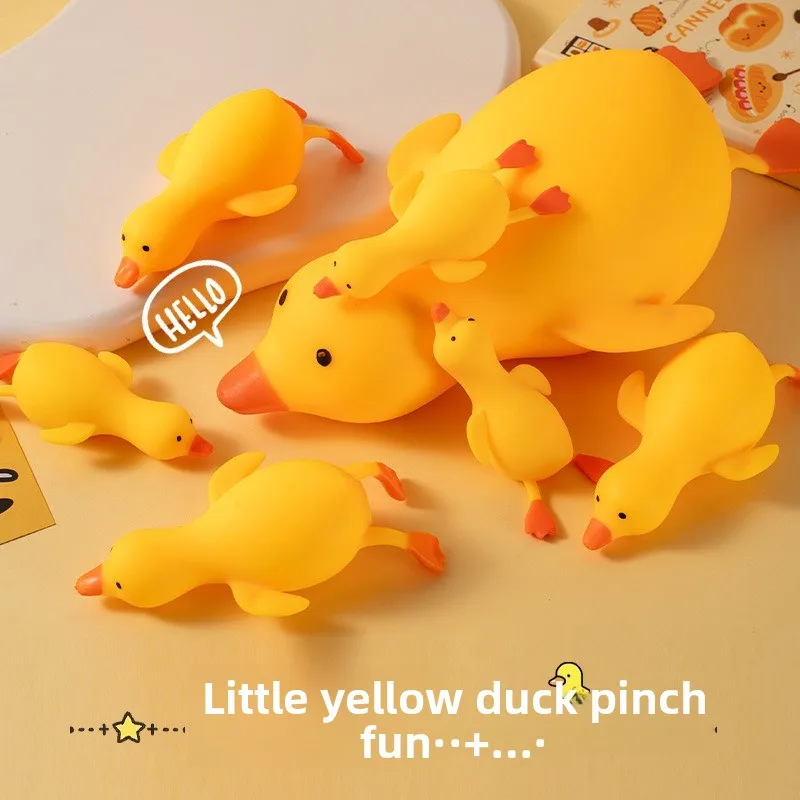 Squishy Antistress Duck Fidgets Toys Cute Goose Animals Vent Toys for Kids Adults Decompression Stretch Toys Friends Best Gift