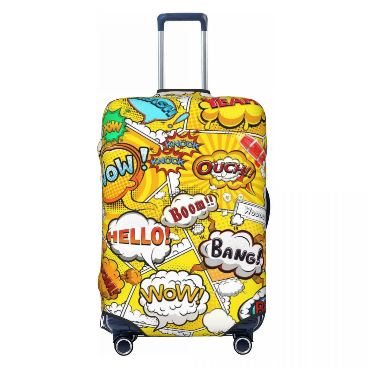 

Модный комикс, речевые пузыри, чехол для багажа, защита от пыли, чехлы для дорожных чемоданов