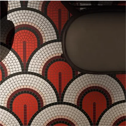 

Custom Circle Glass Mosaic Pattern