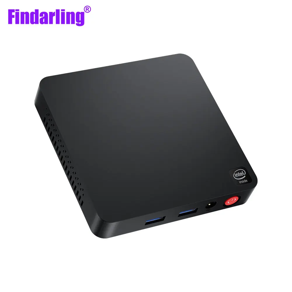 Мини-ПК T4 Pro, процессор Intel Apollo Lake N3350, Windows 10 Pro, HTPC с 4 Гб ОЗУ, 64 Гб ПЗУ, USB 3,0, 2 внешних элемента, AC, Wi-Fi