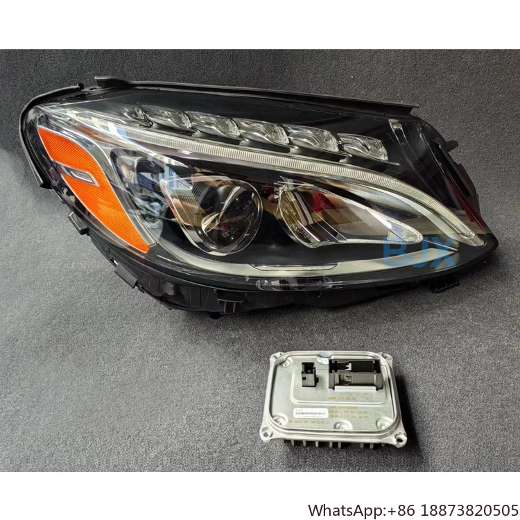 

W205 US headlight assembly C180 C260 C200 LED headlight C Class Mercedes W205