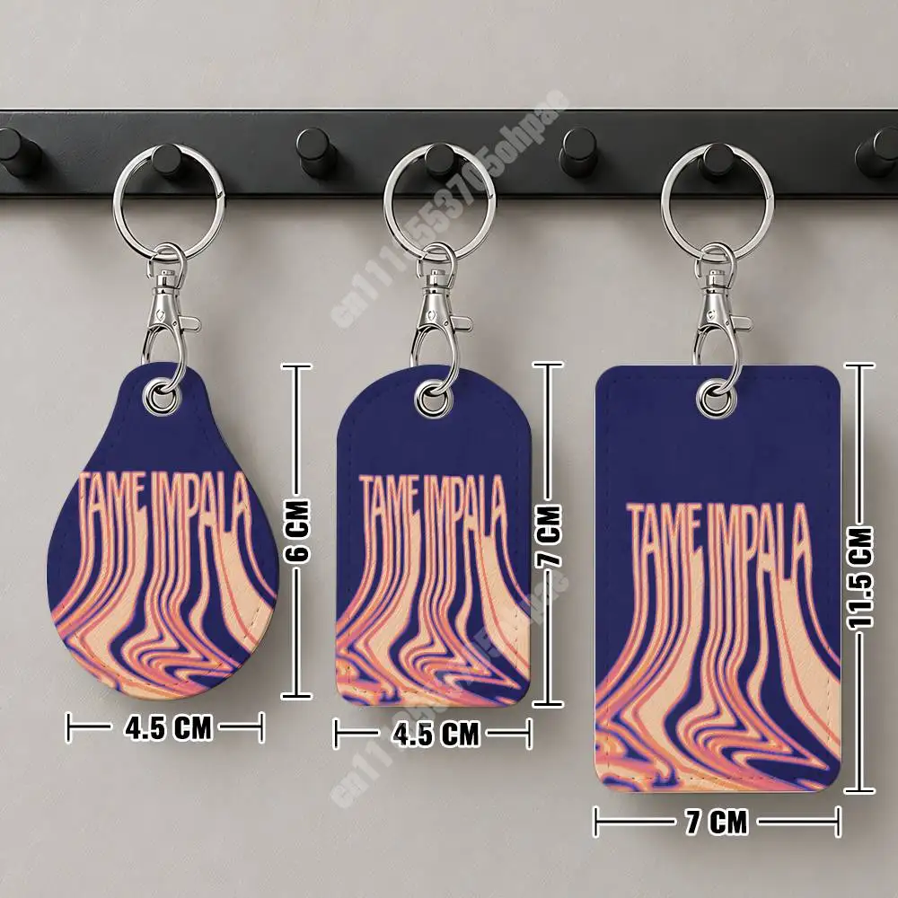 Deadbeat T-Tame K-Kevin Impala Parker Leather Keychain Card Holder for Airtag & ID Cards Business Bag Charm - view 3