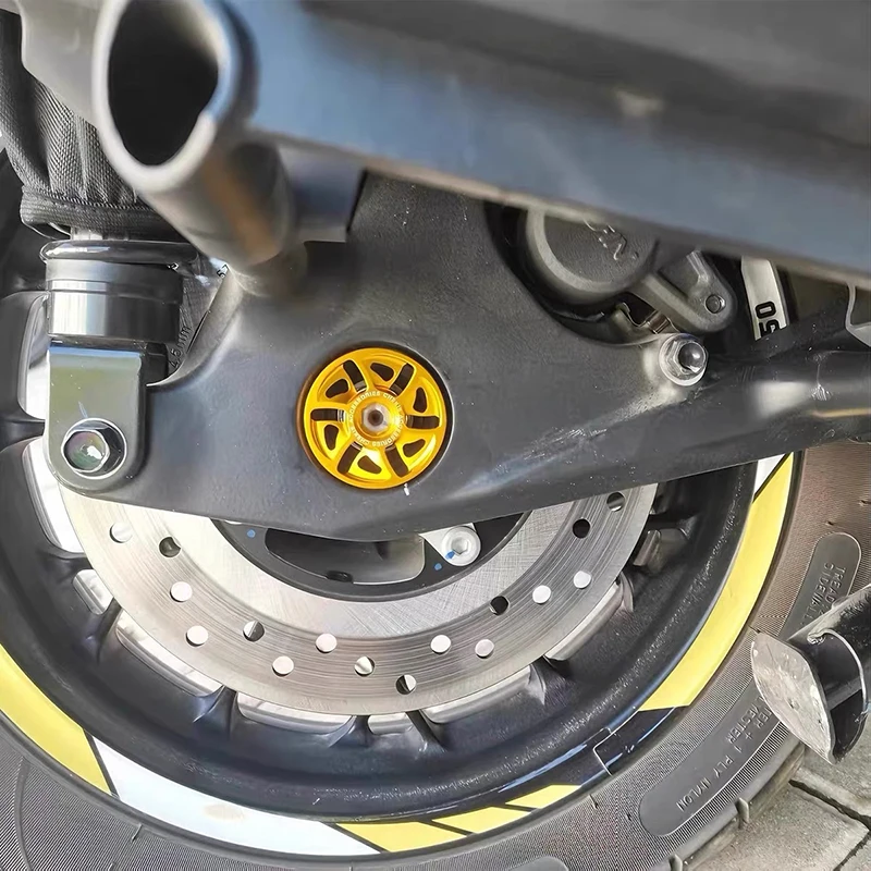 For Honda Forza350 NSS350 NSS-350 Forza/350 Motorcycle Aluminum Rear Axle Decorative Ring Rear Axle Metal Cover Rotating Cover