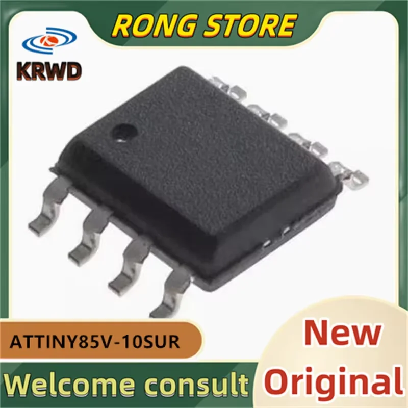 5PCS ATTINY85V-10SUR  New and Original Chip IC SOP8 ATTINY85V-10SU ATTINY85V-10S ATTINY85V-10 ATTINY85V ATTINY85