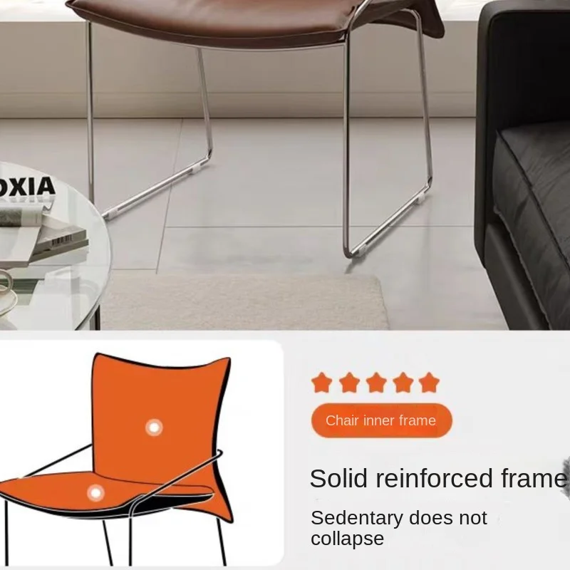 H2O Light Luxury Sofa Chair Furniture Lazy Home Backrest Single Chair Simplicity Middle Ancient Balcony Leisure Chair Bedroom image 6