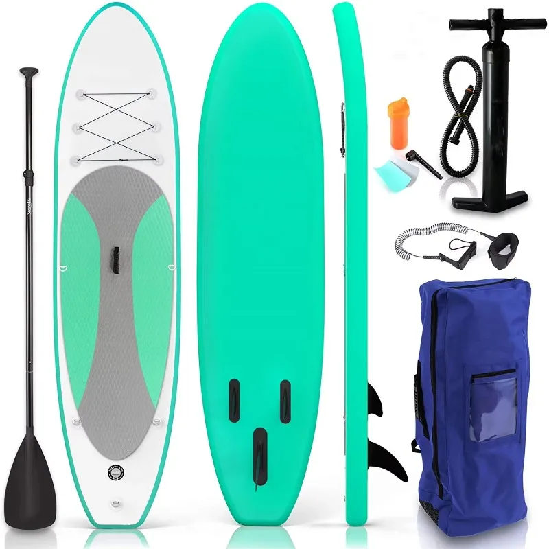 

Best Quality Durable Inflatable SUP Board with Fins for Stand-Up Paddleboarding in Ocean Waters High Stability
