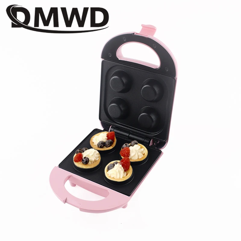 

DMWD Eggs Tart Roaster Pancake Frying Pan Waffle Bowl Breakfast Machine Sandwich Hamburger Grill Patty Maker Cupcake Muffin Oven