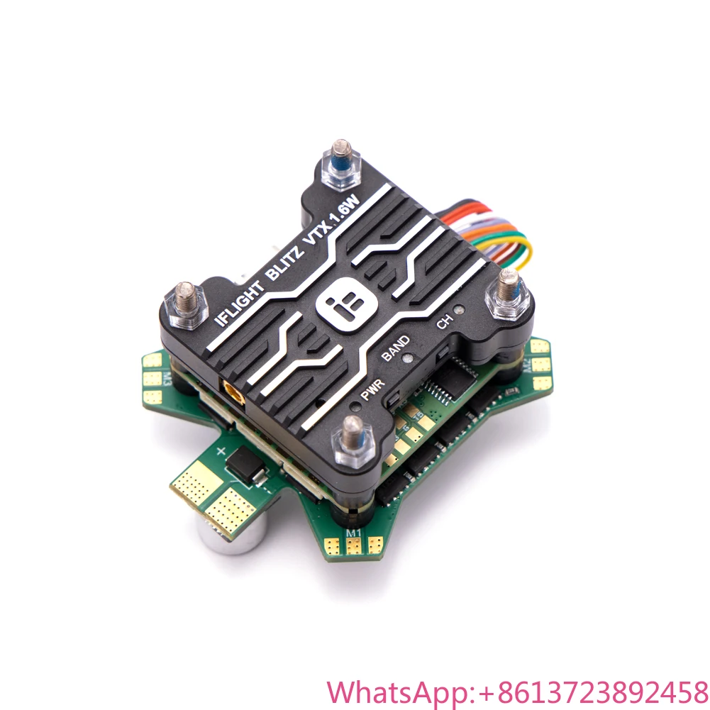 iFlight BLITZ F7 55A 2-6S 스택 (F7 V1.2 비행 컨트롤러 / E55S 4-IN-1 ESC / 5.8GHz 1.6W VTX 포함) FPV용