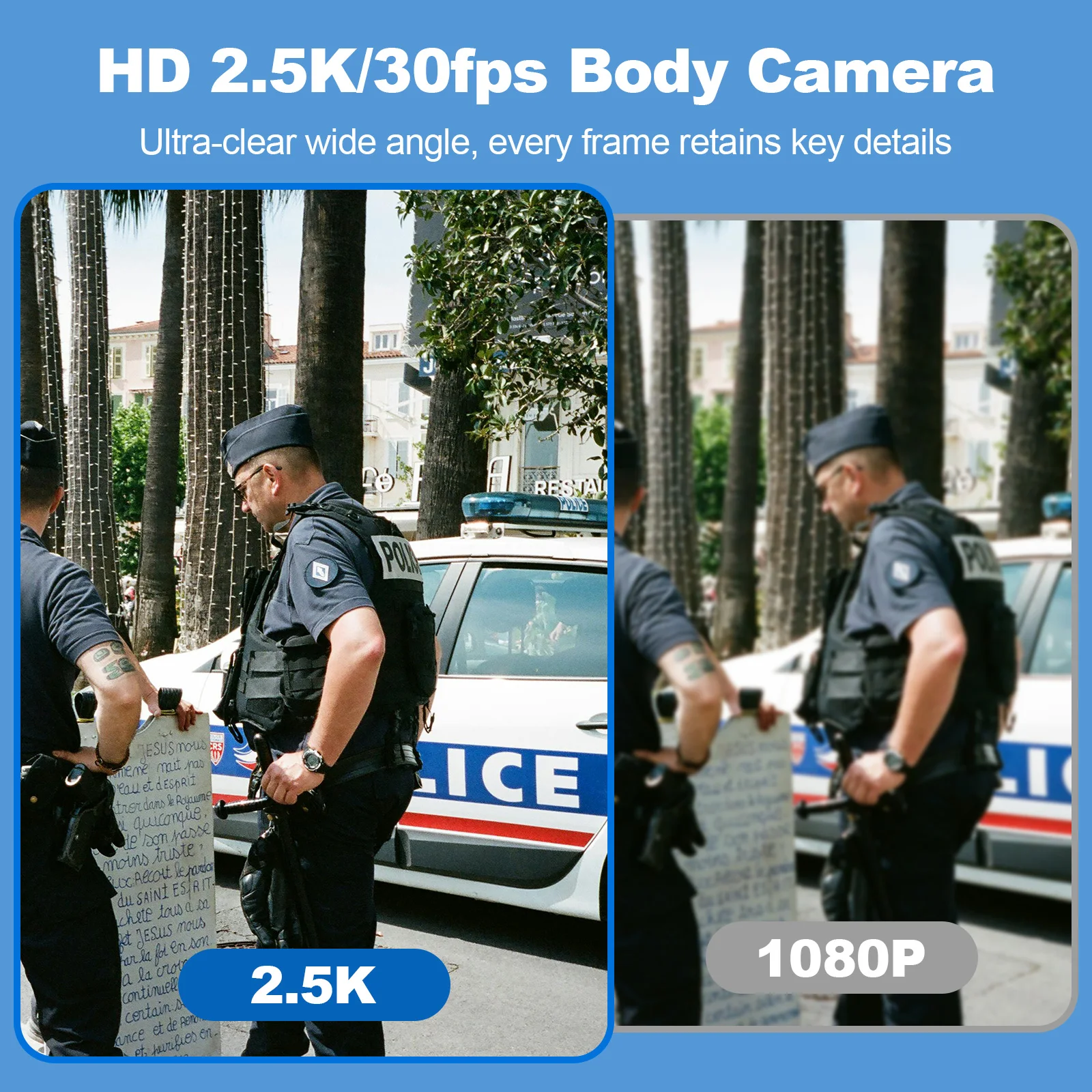 كاميرا Viklink HD الرياضية بالأشعة تحت الحمراء البعيدة للرؤية الليلية GPS كاميرا الحركة المقاومة للماء مسجل الوسائط MicroSD للأنشطة الخارجية