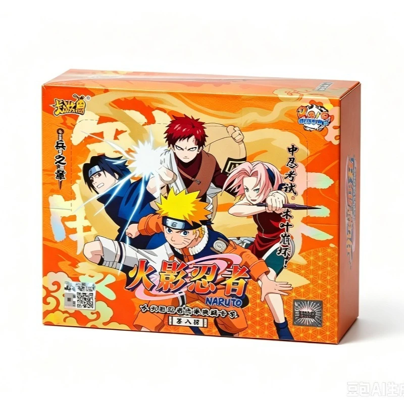 Trendy Anime KAYOU Officially Licensed Naruto Trading Card Box Heritage Collection Chapter 8 Hei Zhi Zhang Booster Box 30 Packs